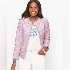 Talbots - BLOOMING TWEED JACKET- size 2. Barely worn